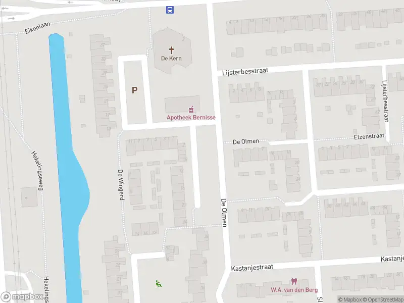 Politie naar de De Olmen in Spijkenisse vanwege ongeval met letsel