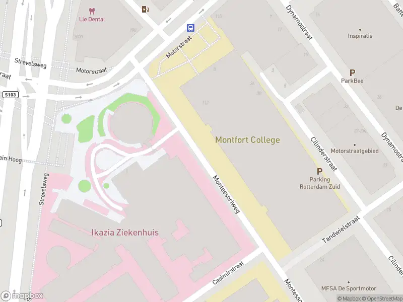 Besteld ambulance vervoer naar de Montessoriweg in Rotterdam