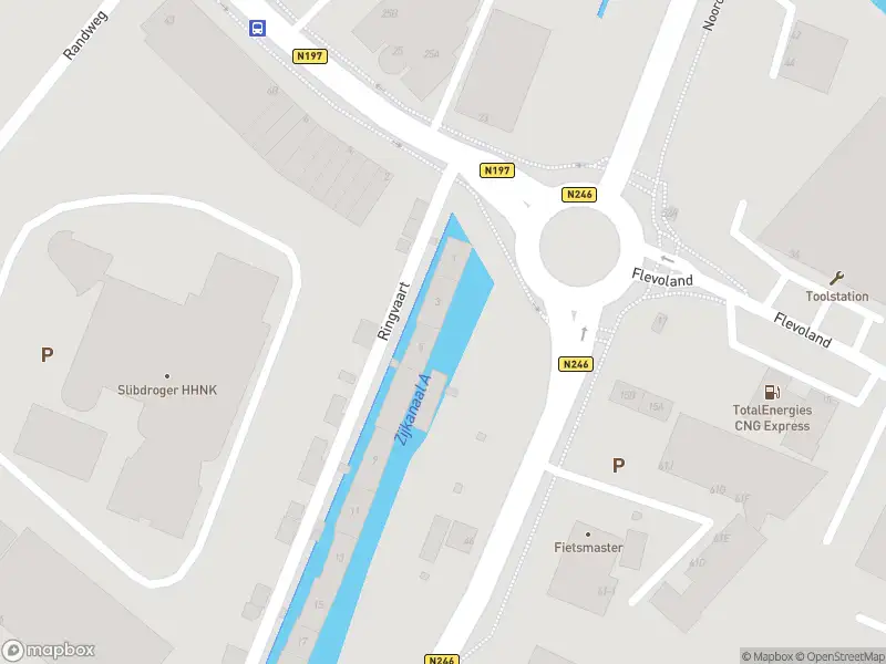 Brandweer met gepaste spoed naar de Ringvaart in Beverwijk vanwege waarnemen gaslucht