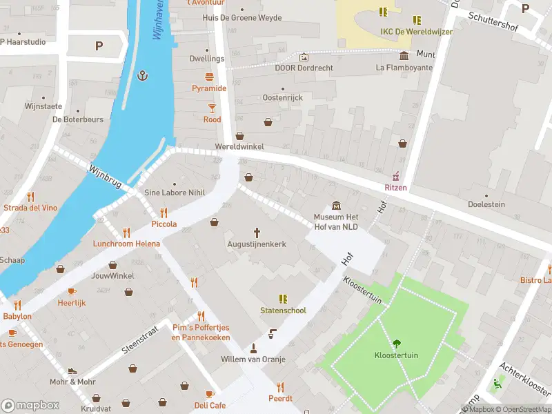 Brandweer met grote spoed naar de Hof in Dordrecht