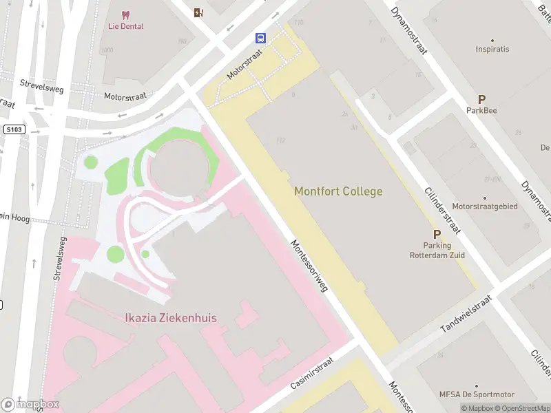 Besteld ambulance vervoer naar de Montessoriweg in Rotterdam