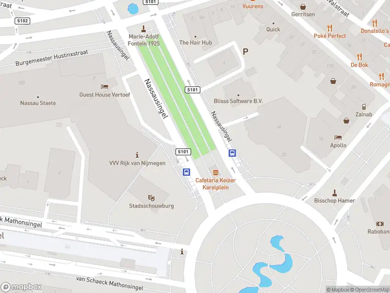 Politie naar de Nassausingel in Nijmegen vanwege aanrijding met letsel