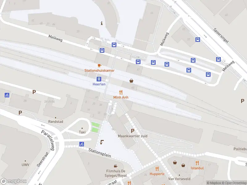 Brandweer met gepaste spoed naar de Spoorplein in Heerlen