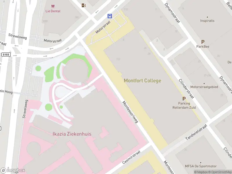 Besteld ambulance vervoer naar de Montessoriweg in Rotterdam