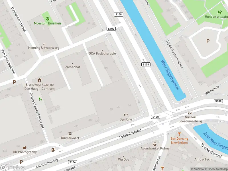 Brandweer met gepaste spoed naar de Noord West Buitensingel in 's-Gravenhage