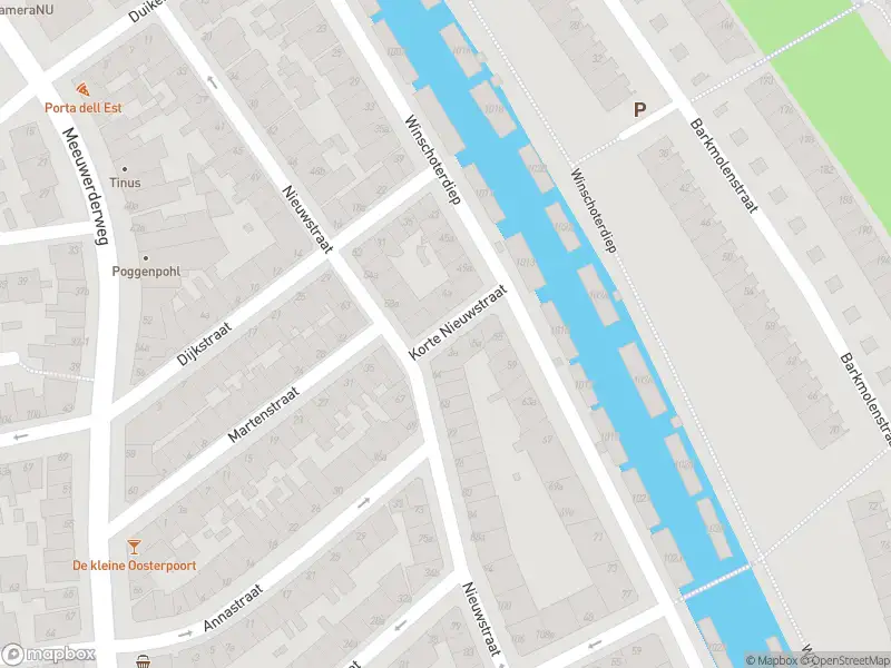 Brandweer met grote spoed naar de Korte Nieuwstraat in Groningen vanwege gebouwbrand