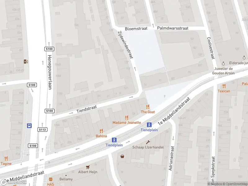 Besteld ambulance vervoer naar de Tiendstraat in Rotterdam