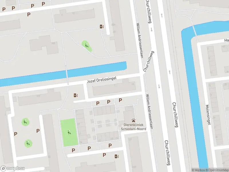 Ambulance met gepaste spoed naar de Jozef Oreliosingel in Schiedam