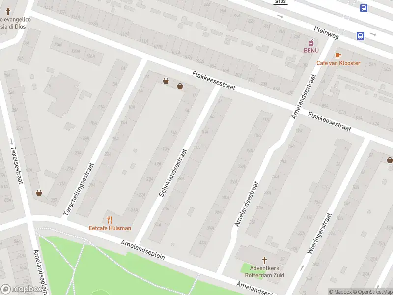 Ambulance met grote spoed naar de Schoklandsestraat in Rotterdam