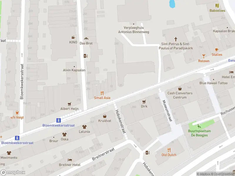 Ambulance met gepaste spoed naar de Nieuwe Binnenweg in Rotterdam