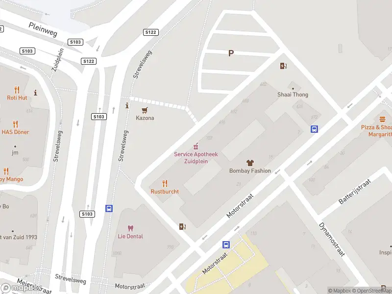 Ambulance met grote spoed naar de Strevelsweg in Rotterdam