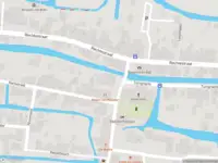 Ambulance met gepaste spoed naar de Grote Dam in De Rijp