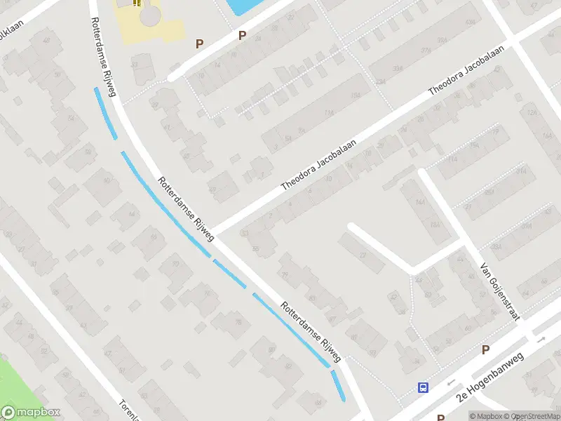 Ambulance met grote spoed naar de Theodora Jacobalaan in Rotterdam