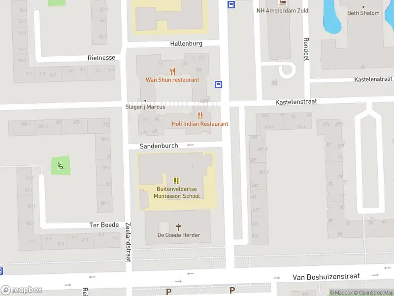 Politie met grote spoed naar de Sandenburch in Amsterdam vanwege ongeval met letsel