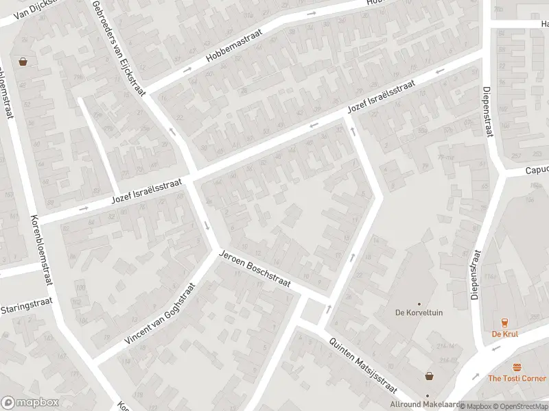 Overlastmelding Jozef Israëlsstraat in 5025NP Tilburg gesloten