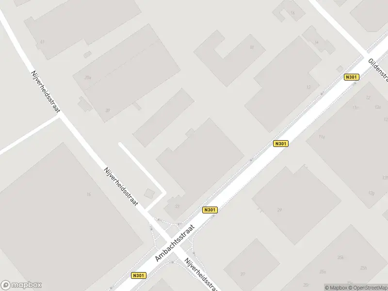 Politie naar de Nijverheidsstraat in Nijkerk vanwege aanrijding met letsel