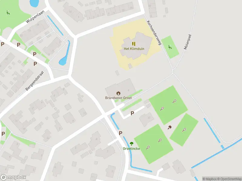 Brandweer met gepaste spoed naar de Gruttoweg in Groet