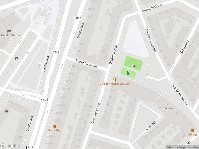 Ambulance met grote spoed naar de Oleanderstraat in Rotterdam