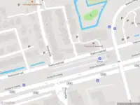 Ambulance met gepaste spoed naar de Stationsstraat in Rhoon