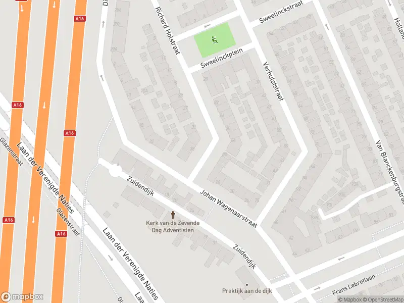 Ambulance met gepaste spoed naar de Johan Wagenaarstraat in Dordrecht