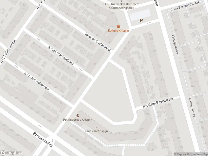 Ambulance met gepaste spoed naar de P.A. de Genestetstraat in Dordrecht