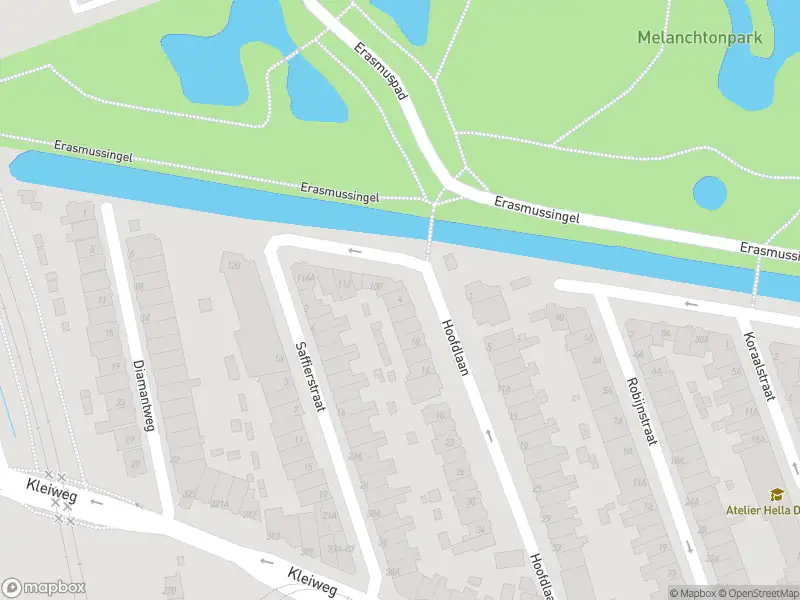 Ambulance met gepaste spoed naar de Hoofdlaan in Rotterdam