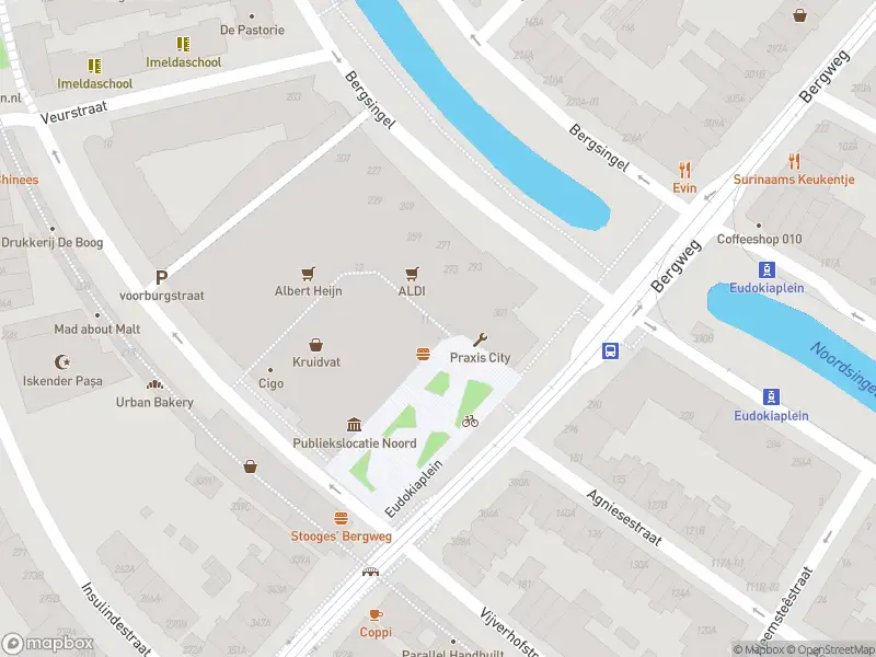 Politie naar de Eudokiaplein in Rotterdam