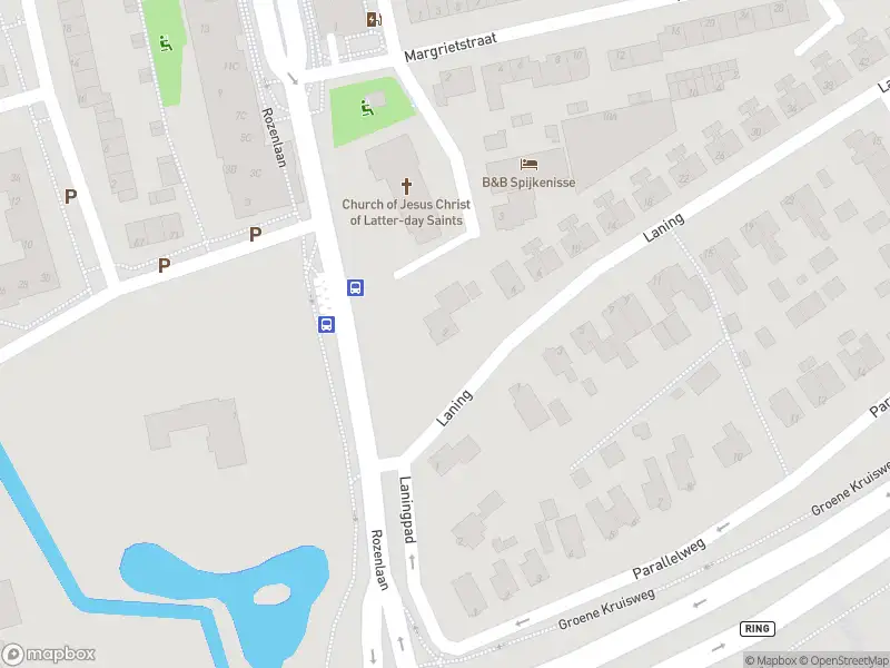 Ambulance met grote spoed naar de Laning in Spijkenisse