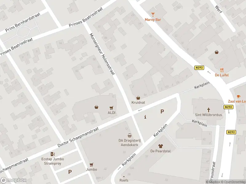 Politie naar de Monseigneur Nolensstraat in Stramproy vanwege aanrijding met letsel