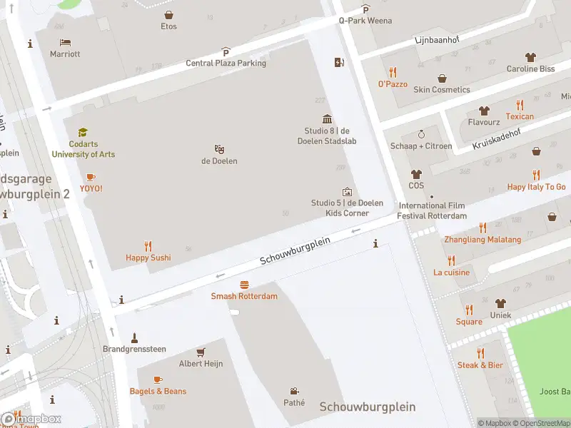 Ambulance met gepaste spoed naar de Kruisstraat in Rotterdam