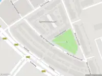 Ambulance met gepaste spoed naar de Thorbeckeplantsoen in Haarlem