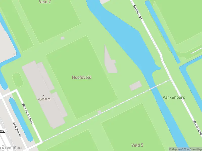 Ambulance met grote spoed naar de Olympiaweg in Rotterdam