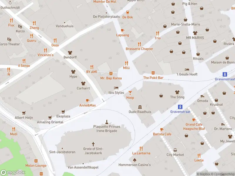 Politie naar de Kerkplein in 's-Gravenhage