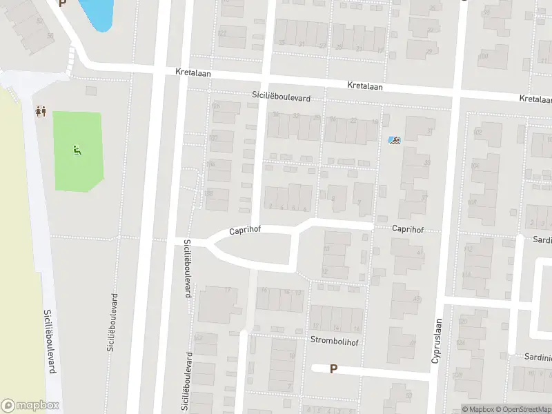 Ambulance met grote spoed naar de Caprihof in Rotterdam