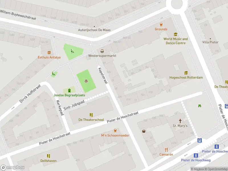 Ambulance met gepaste spoed naar de Kapelstraat in Rotterdam