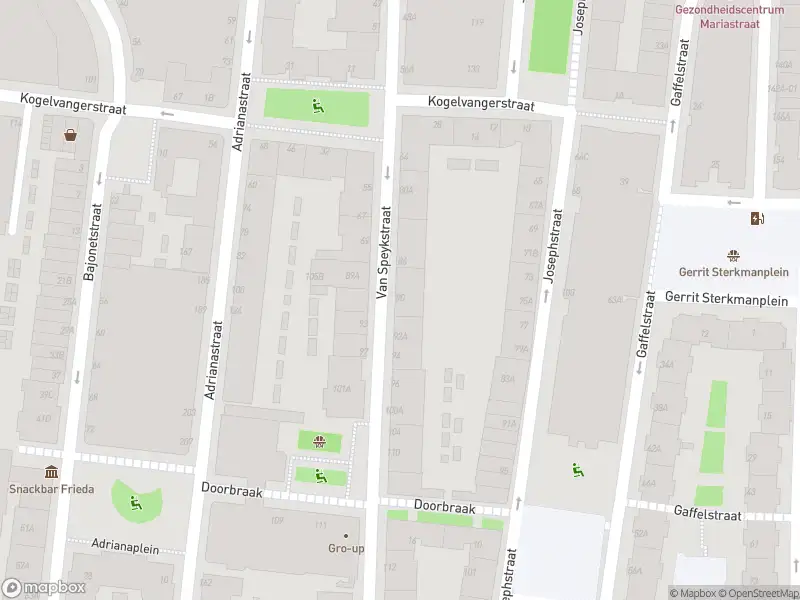 Ambulance met grote spoed naar de Van Speykstraat in Rotterdam