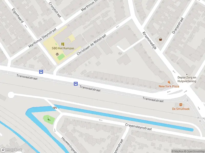 Ambulance met gepaste spoed naar de Transvaalstraat in Dordrecht