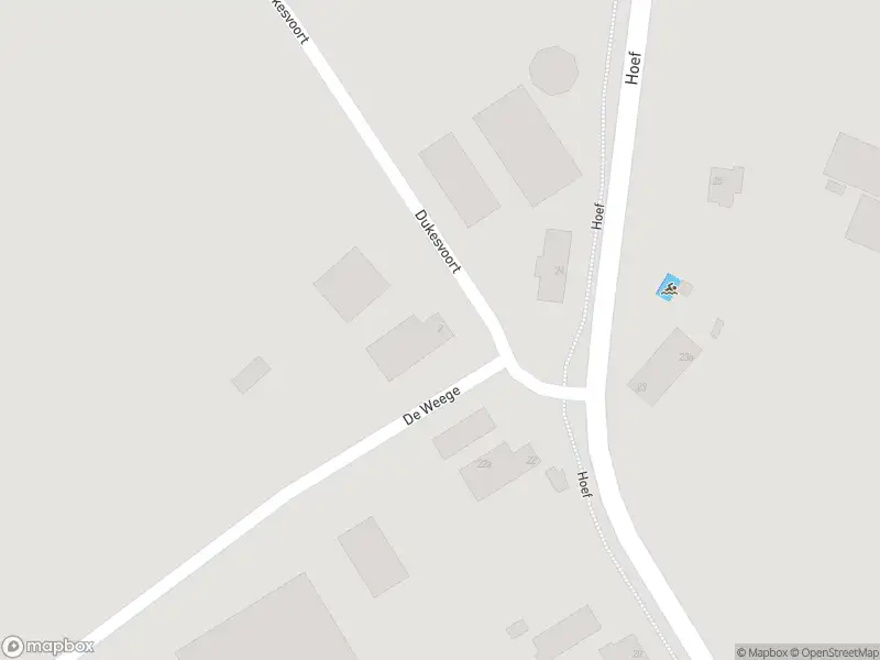 Politie naar de Dukesvoort in Duizel vanwege ongeval met letsel