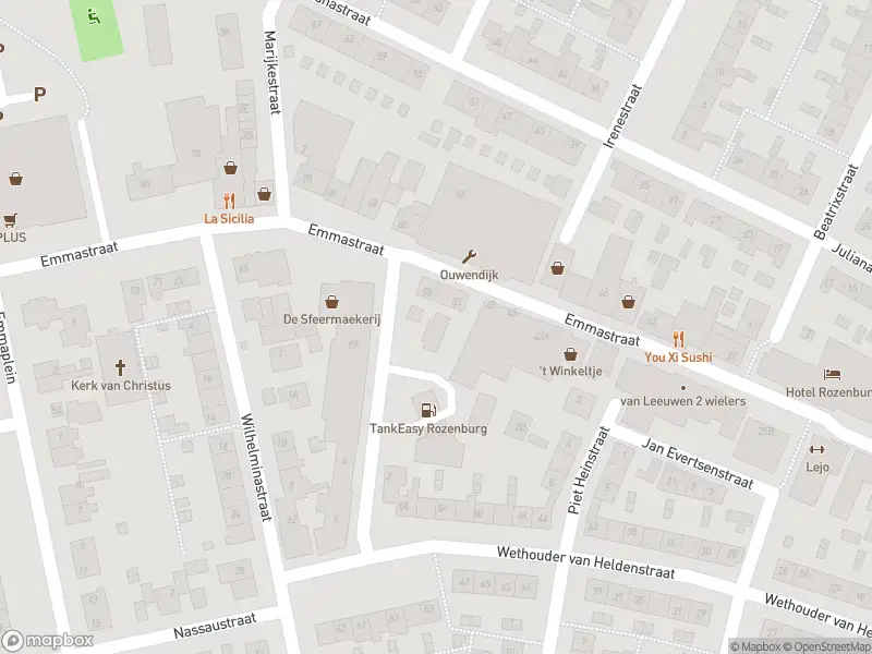 Besteld ambulance vervoer naar de Emmastraat in Rozenburg