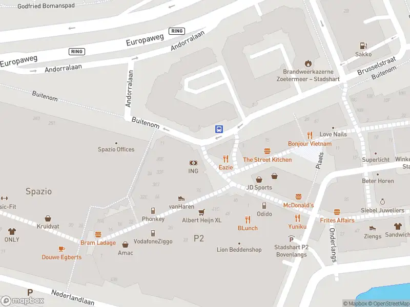 Besteld ambulance vervoer naar de Burgemeester Wegstapelplein in Zoetermeer