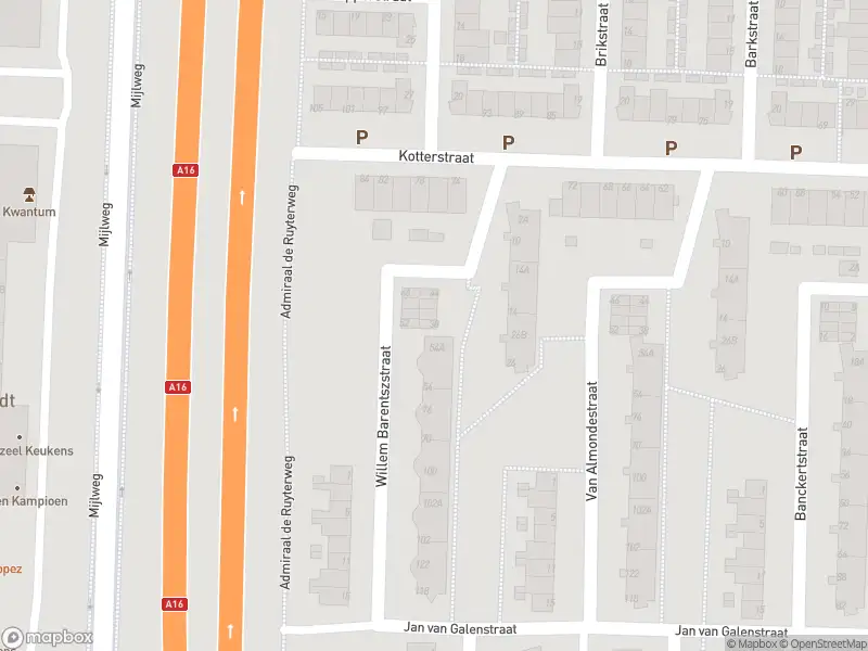 Ambulance met gepaste spoed naar de Willem Barentszstraat in Dordrecht