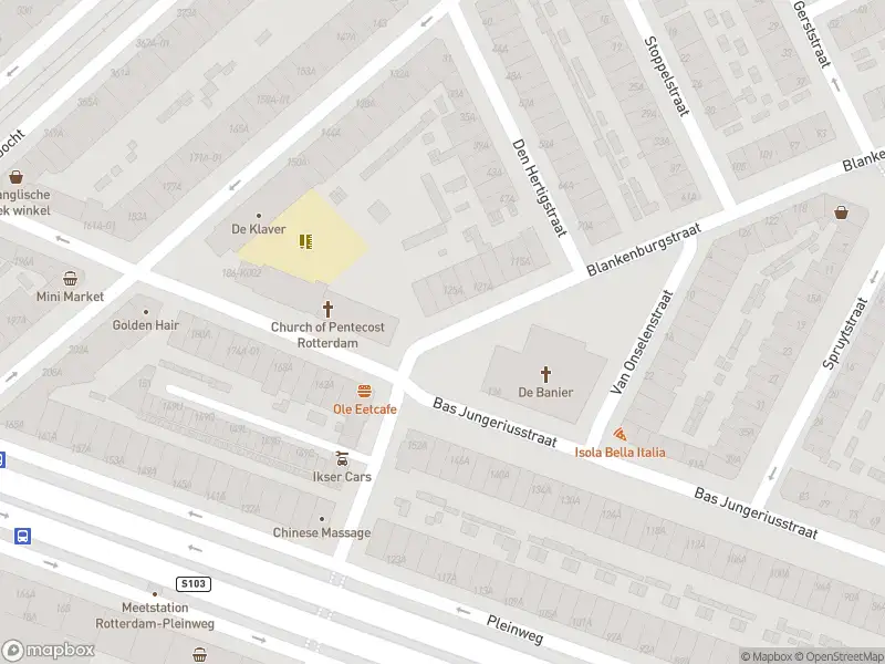 Ambulance met gepaste spoed naar de Blankenburgstraat in Rotterdam