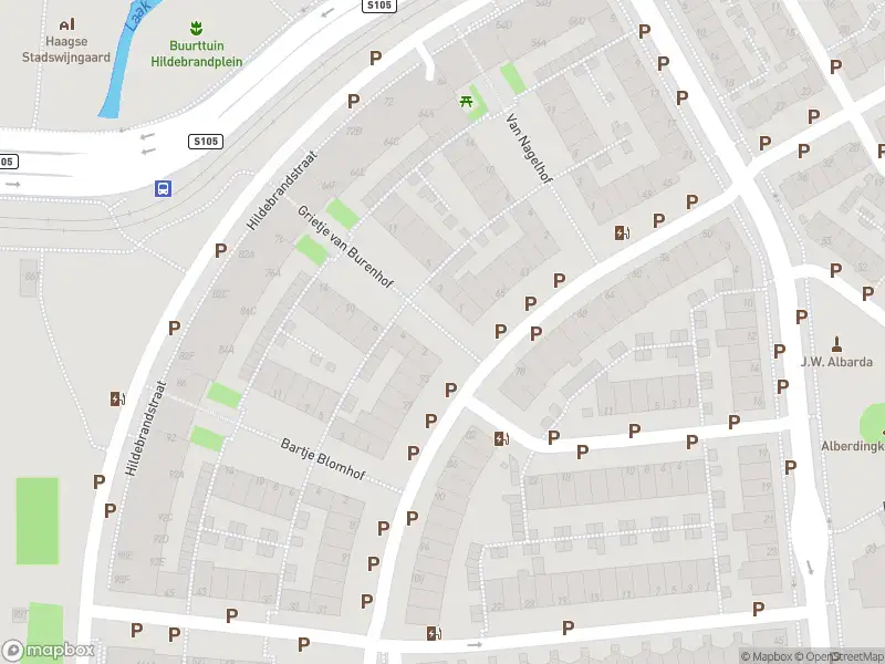 Ambulance met grote spoed naar de Grietje van Burenhof in 's-Gravenhage