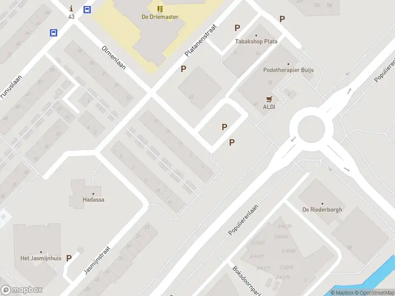 Politie naar de Seringenstraat in Ridderkerk vanwege ongeval met letsel