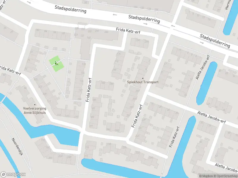 Ambulance met gepaste spoed naar de Frida Katz-erf in Dordrecht