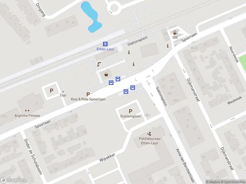 Brandweer met gepaste spoed naar de Stationsplein in Etten-Leur