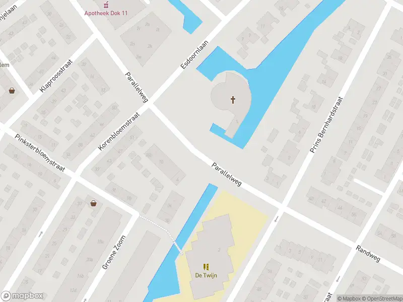 Ambulance met grote spoed naar de Parallelweg in Alblasserdam