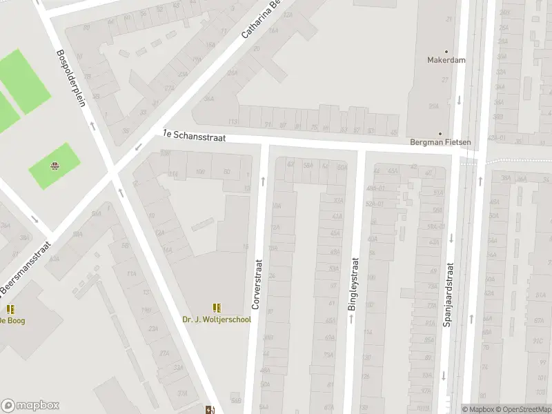 Ambulance met grote spoed naar de Corverstraat in Rotterdam