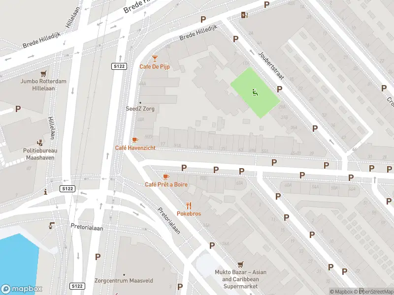 Ambulance met gepaste spoed naar de Bloemfonteinstraat in Rotterdam