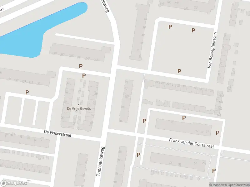 Ambulance met grote spoed naar de Thorbeckeweg in Dordrecht